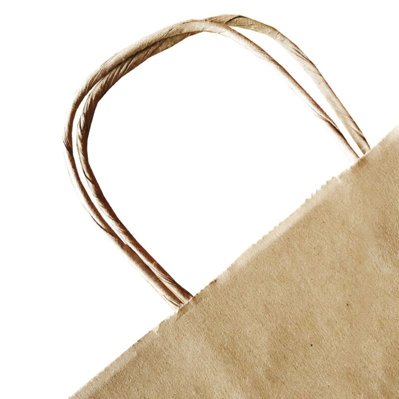 Bolsa Kraft Natural Tipo Boutique 25.5x34x13 image number null