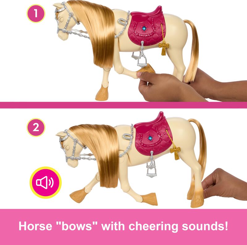 Toy Horse Barbie The Great Horse Chase Con Soni... image number null