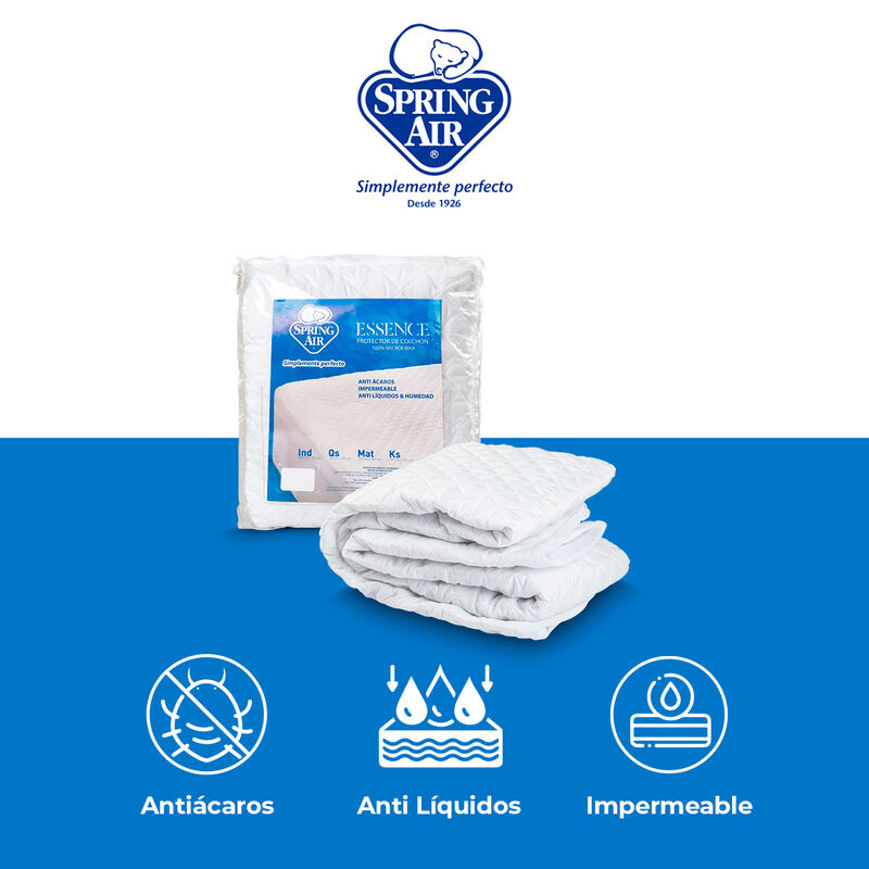 Protector de Colchón Spring Air Impermeable Tam... image number null