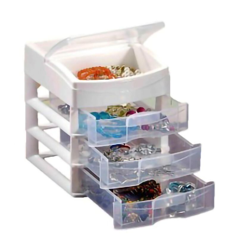 Combo Mini Organizador + Cajonera 3 Niv + Caja ... image number null
