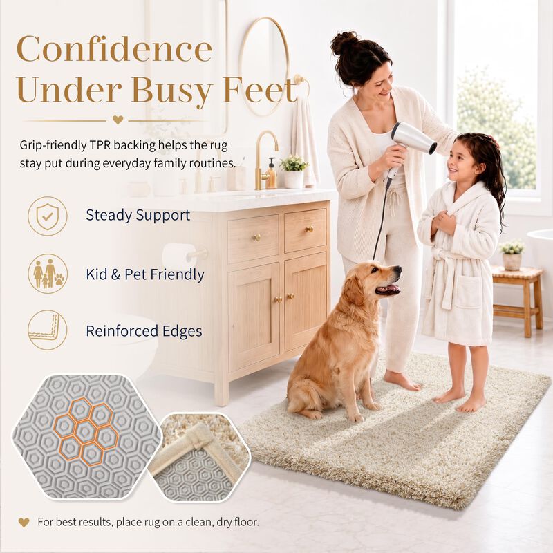 Alfombra De Ba&ntilde;o Yimobra 43 &times; 26 cm Lavable Ult... image number null