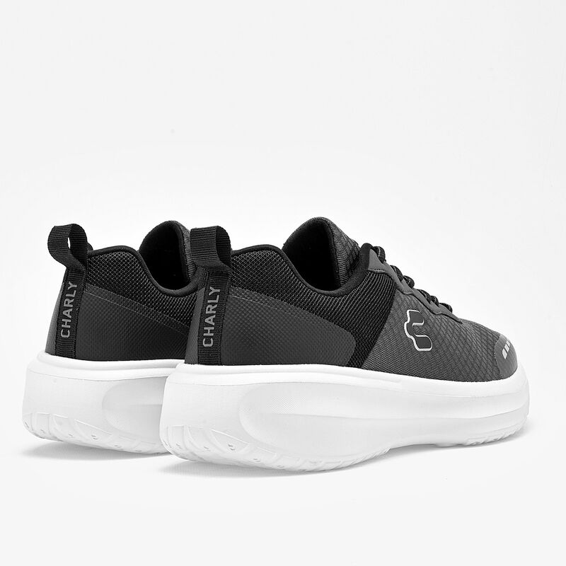 Charly Tenis deportivo para hombre gris negro image number null