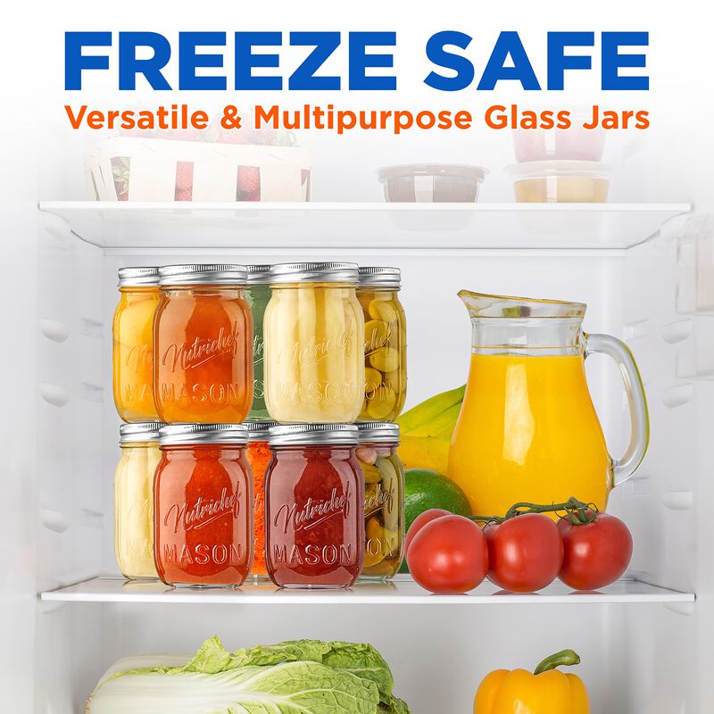 Tarros Mason NutriChef 473ml (16 oz), Pack de 1... image number null
