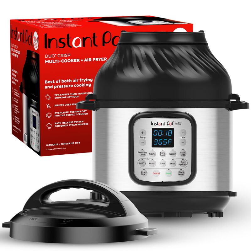 Freidora Y Olla A Presi&oacute;n El&eacute;ctrica Instant Pot... image number null