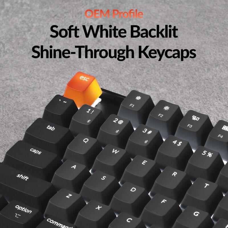 Teclado Mec&aacute;nico Inal&aacute;mbrico Keychron K8 Silent... image number null