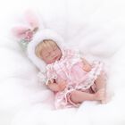 Mu&ntilde;eca Reborn Cloveray Dreamy Girl De 30 Cm Con Sombrero Y Vestido De Conejo