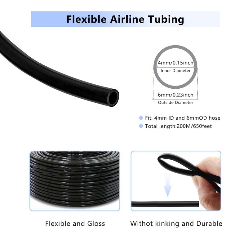Tubo de Aire Jihaqua 195 m Negro 3/16" image number null