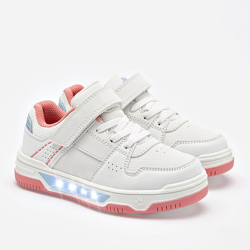 Charly Tenis urbano para ni&ntilde;a blanco azul cod 1... image number null