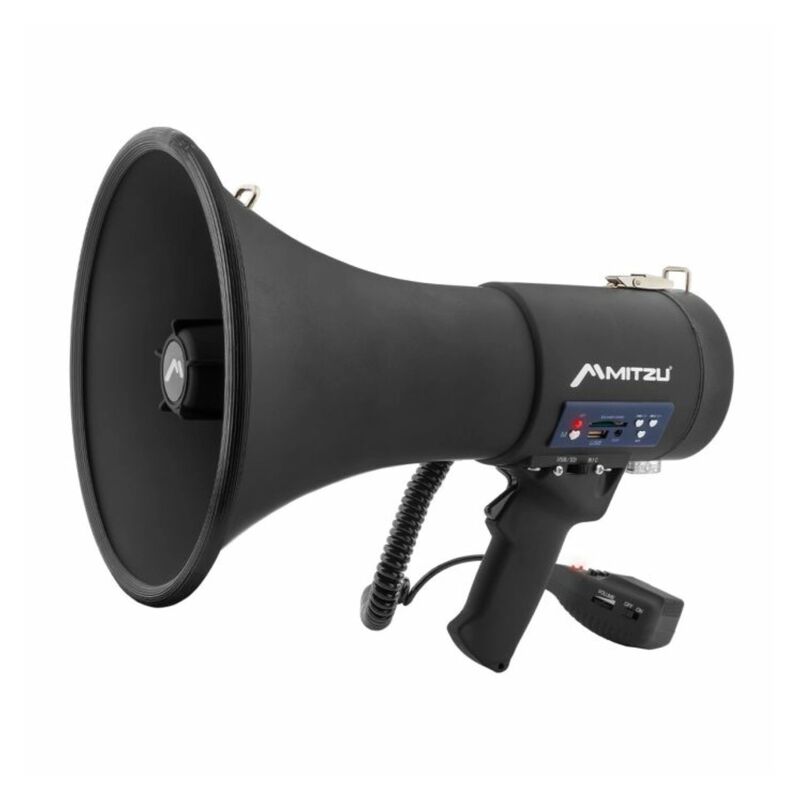 Megáfono Recargable Mitzu Meg-670Bk 500M Alcanc... image number null