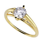 Anillo de Compromiso de 14K con Diamante de Laboratorio 0.50 CT F VS1 Talla 7.5 ORO AMARILLO 14K&ndash; / FJ604-50-14Y-LG-75