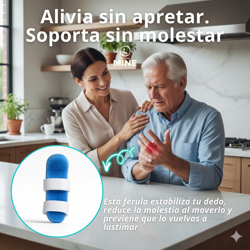 F&eacute;rula para Dedo Ortop&eacute;dica Ajustable Espuma y ... image number null