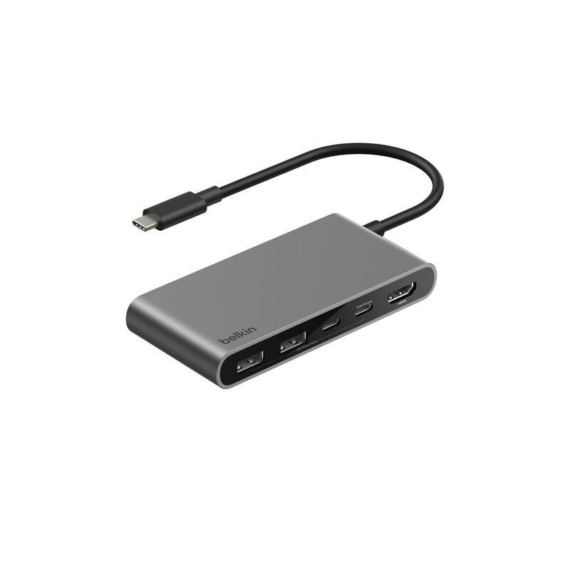 Hub De Conectividad Belkin 5 En 1 100w Gris image number null