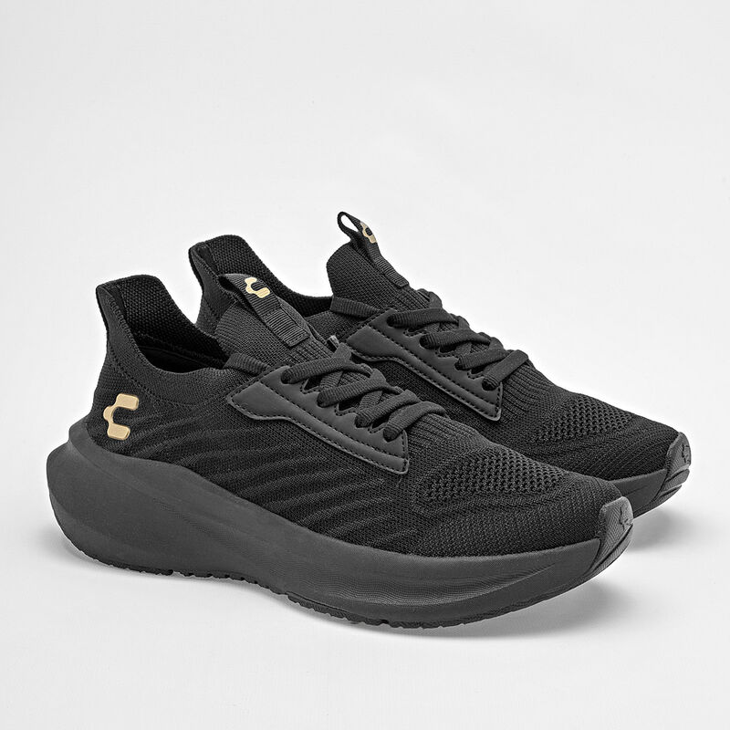 Charly Tenis deportivo para mujer negro, runnin... image number null