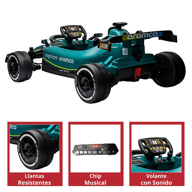 Montable Electrico para Ni&ntilde;os Formula 1 con Con... image number null