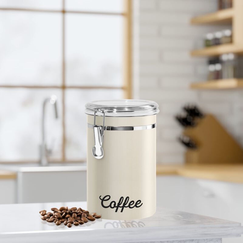 Bote De Caf&eacute; Oggi De Acero Inoxidable, 1,8 L, H... image number null