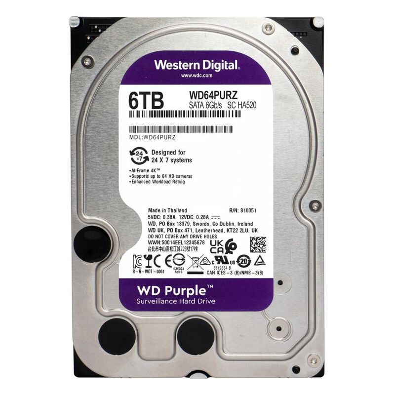 Disco Duro Vigilancia Western Digital 3.5'' 6TB... image number null