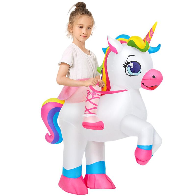 Disfraz Inflable De Unicornio Kooy Para Ni&ntilde;os (... image number null