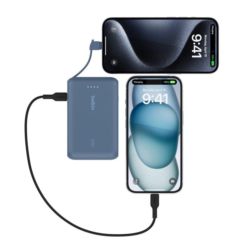 Power Bank Belkin 10k mAh- 20w USB C Integrado image number null