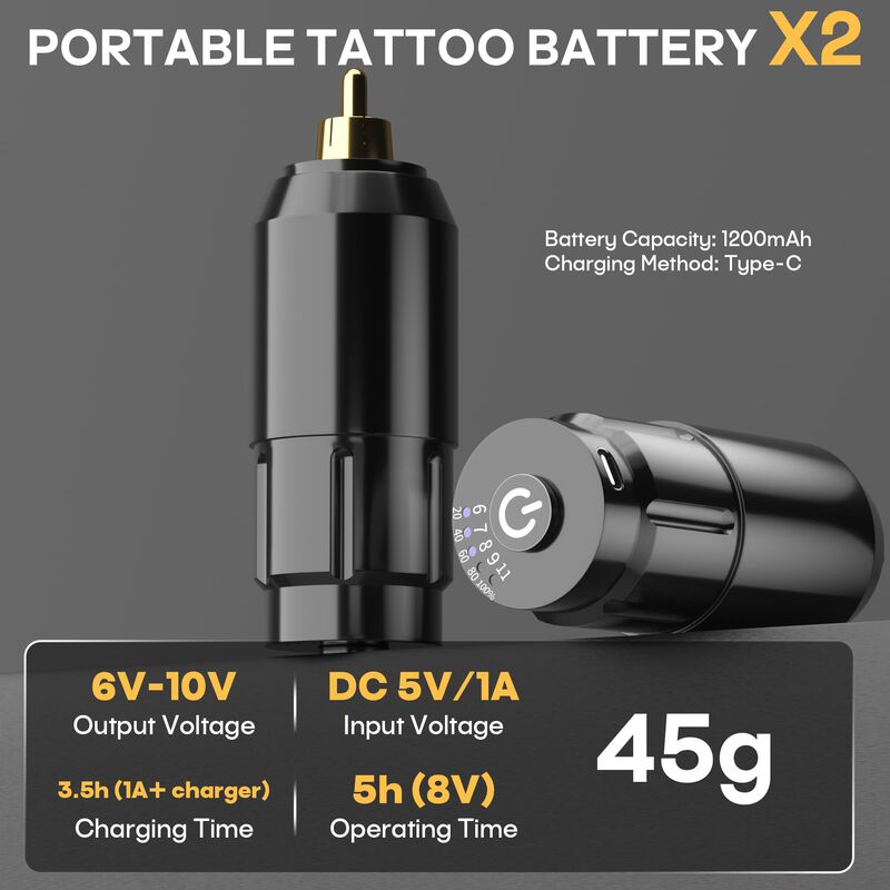 Kit De M&aacute;quina De Tatuaje Poseidon Wireless Rot... image number null