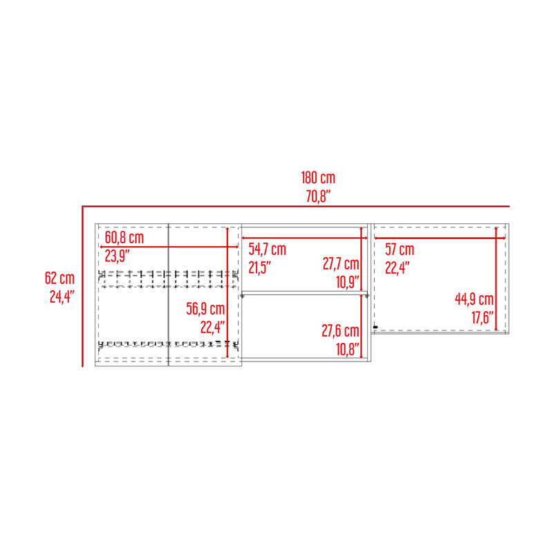 Mueble Superior De Cocina Vimo Kronos Y Blanco ... image number null