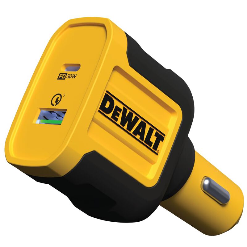 Adaptador De Cargador De Coche Dewalt Usb + Usb... image number null