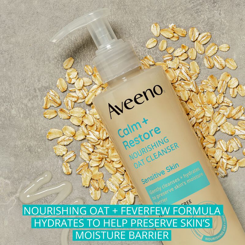 Limpiador Facial Aveeno Calm + Restore De Avena... image number null
