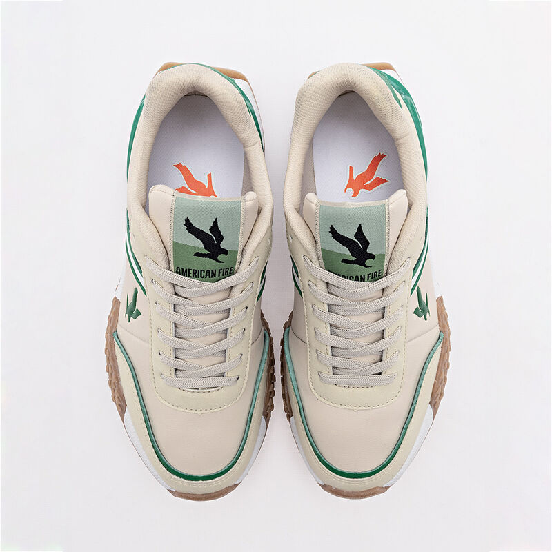 American Fire Tenis Para Mujer Beige Verde Cod ... image number null
