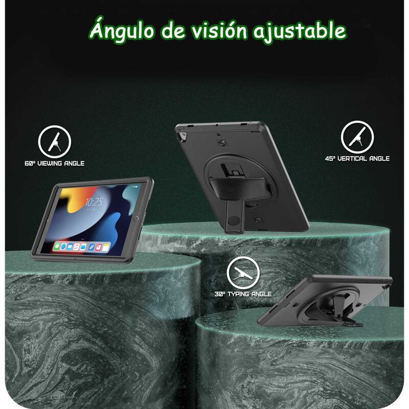 Funda Tekku Handstrap Para Ipad 9 Ipad 8 Ipad 7... image number null