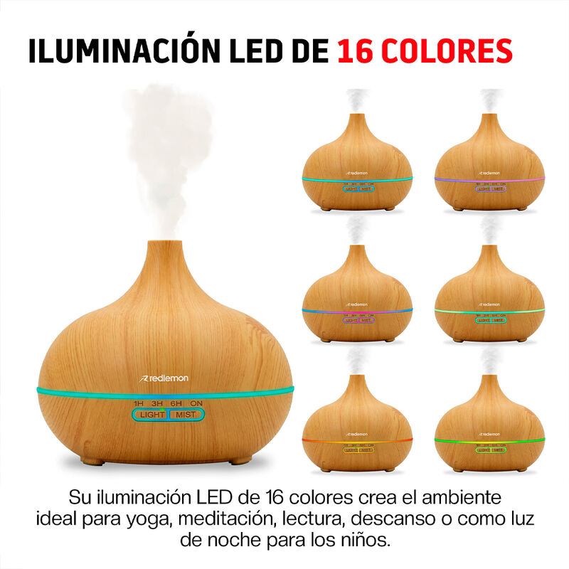 Humidificador Difusor Aceites Esenciales 500ml ... image number null