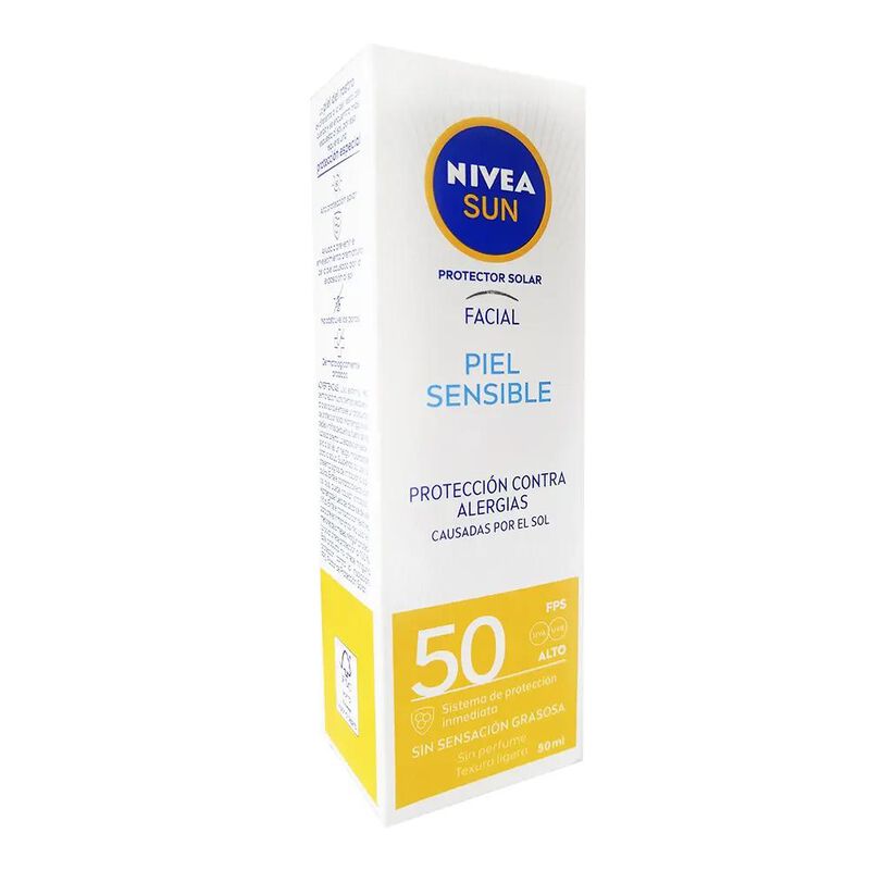 Nivea Sun Protector Solar Facial - 50 Mililitro... image number null