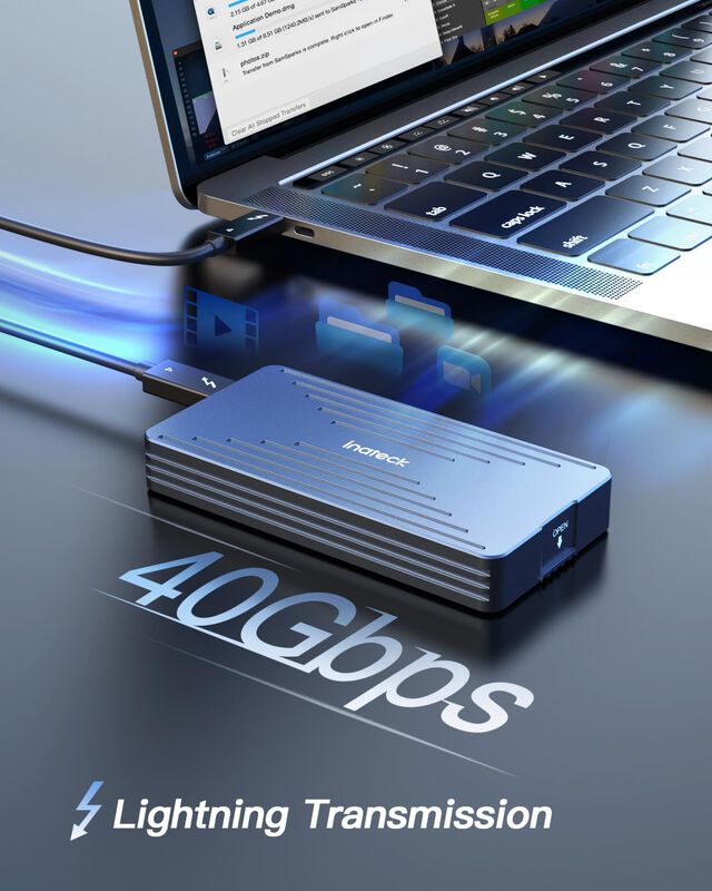 Carcasa Ssd Inateck M.2 Nvme Usb 4.0/thunderbol... image number null