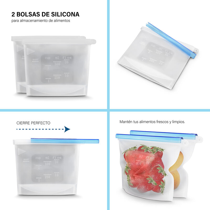Set de 10 Contenedores de Vidrio Herméticos y 2... image number null