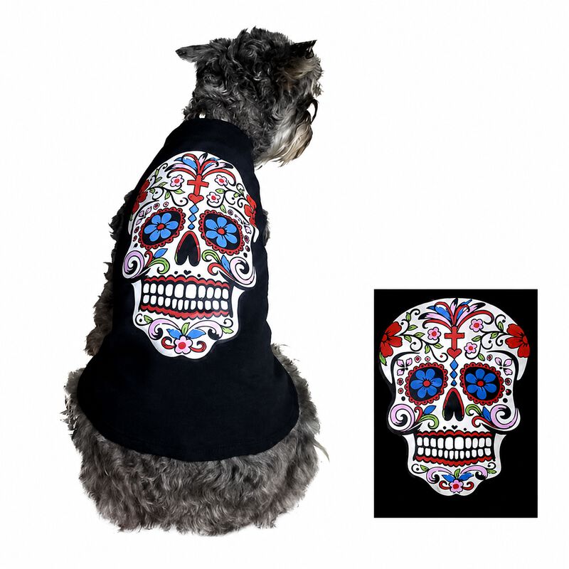 Disfraz Calavera Perro Halloween Talla 3 Mascot... image number null