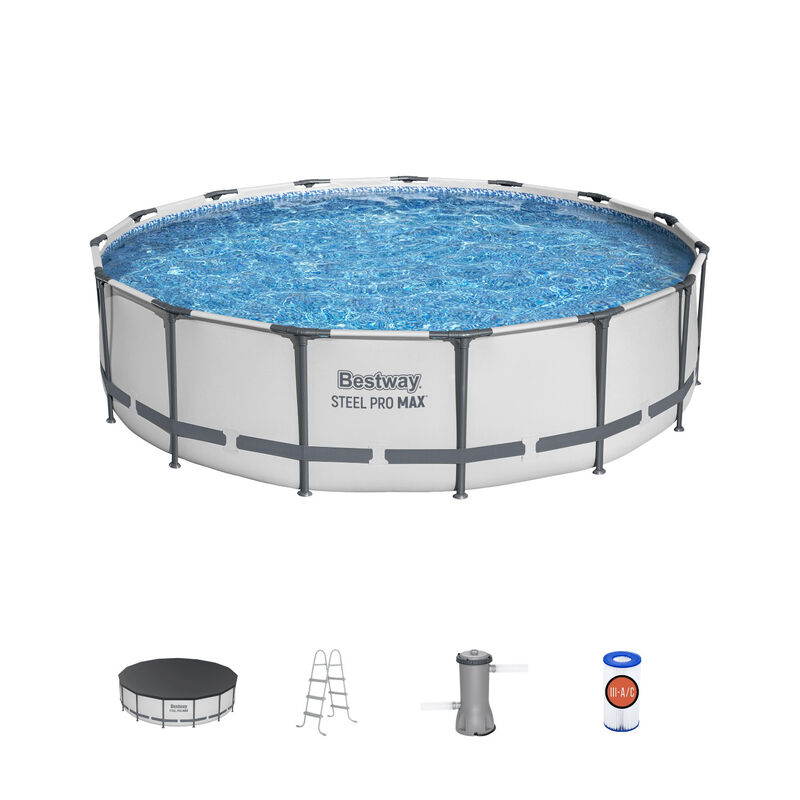 Alberca Steel Pro Max Piscina Estructural 4.57 ... image number null