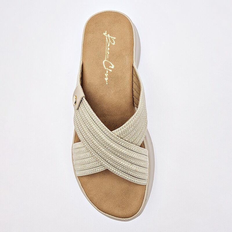 Been Class sandalia plataforma para mujer beige... image number null
