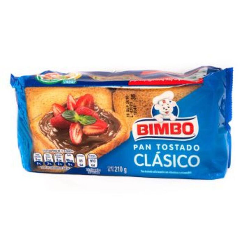 PAN TOSTADO BIMBO 210GR image number null