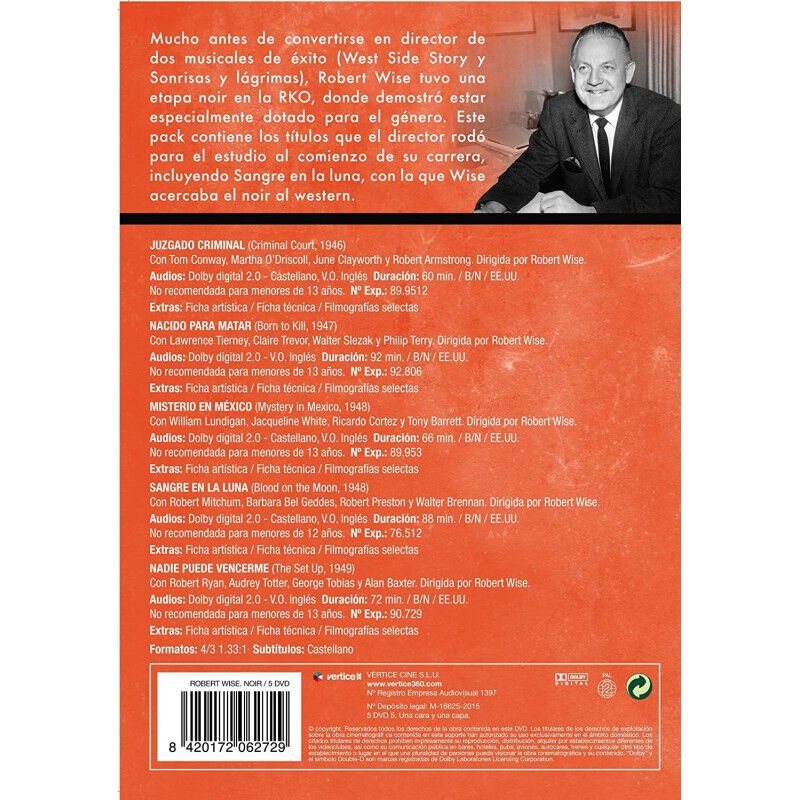 Pack Robert Wise Noir (dvd) image number null