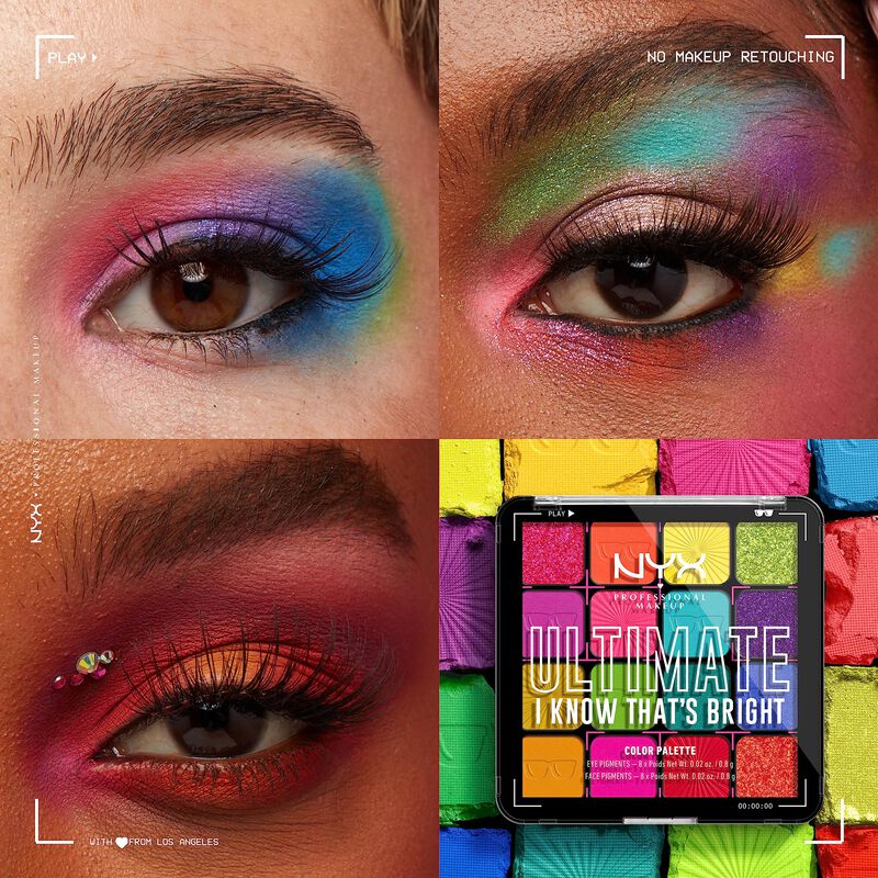 Paleta De Sombras De Ojos Nyx Professional Make... image number null
