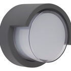 Lampara Muro Led Exterior Gris 15w Luz Suave C&aacute;lida Hled-105