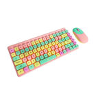 Stf Viva Kit Teclado + Mouse Inal&aacute;mbrico Rosa
