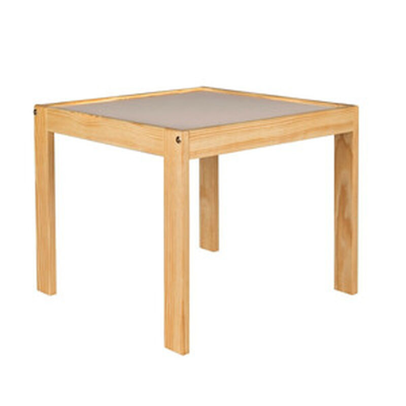 Mesa Infantil de Madera Estilo N&oacute;rdico-Gris Osc... image number null