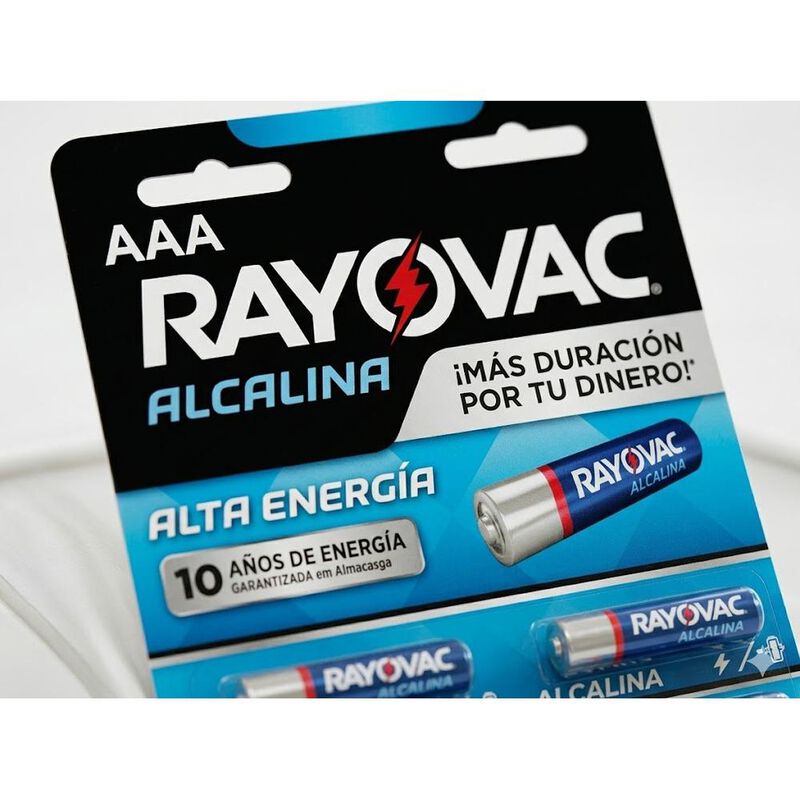 Pilas Rayovac Alcalinas Aaa Tira Con 10 Unidade... image number null