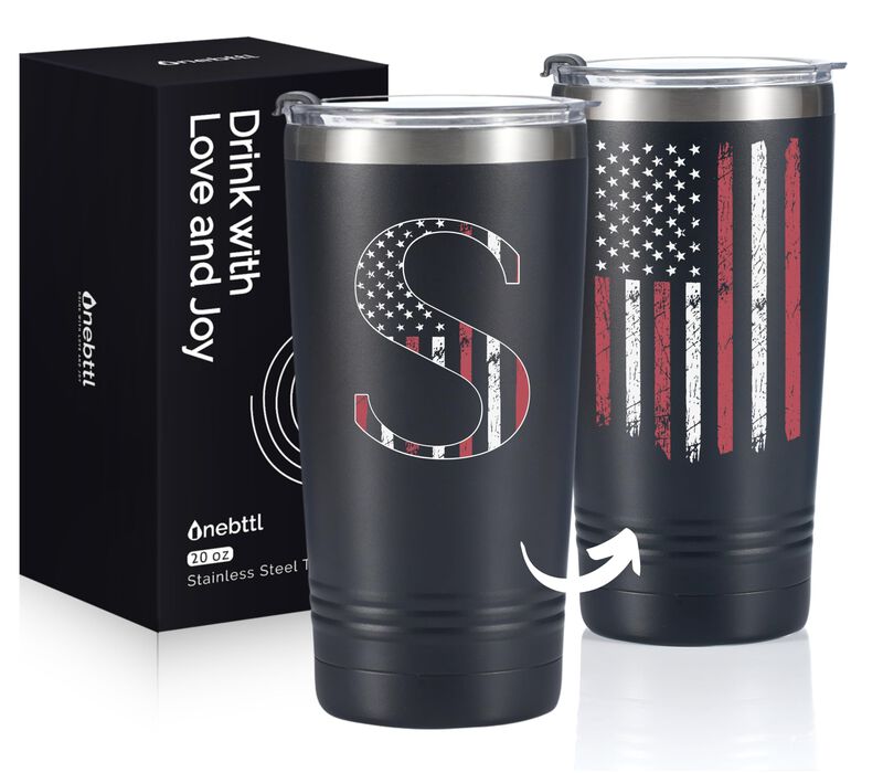 Vaso T&eacute;rmico Onebttl 568 ml Con Bandera De Ee. ... image number null