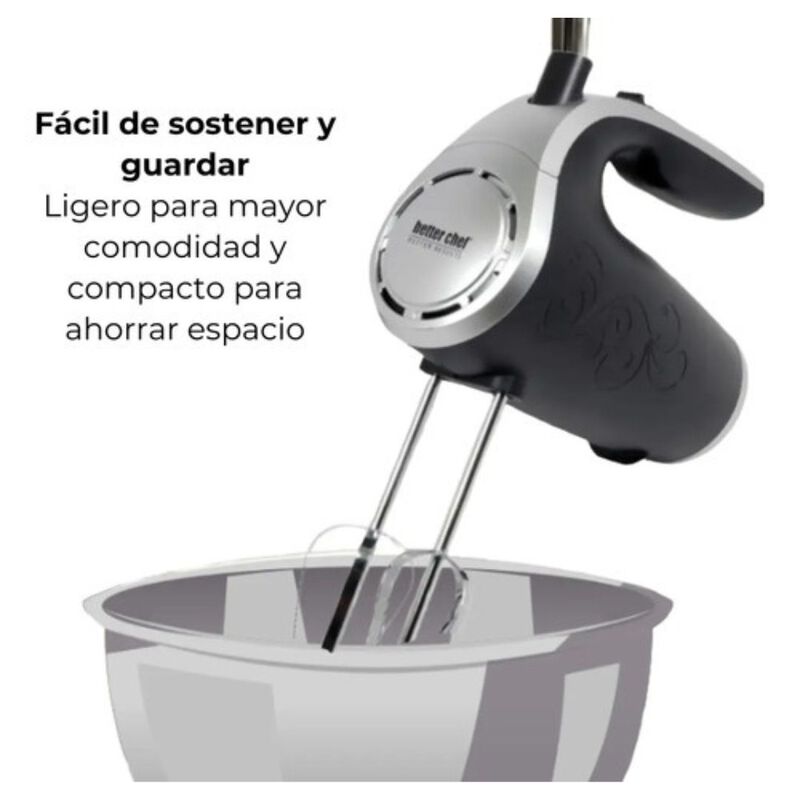 Batidora De Mano Better Chef Negra 5 Velocidade... image number null