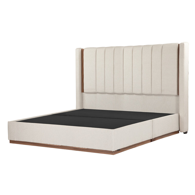 Cabecera King Size Dicasa Linz Con Base Cama Cr... image number null