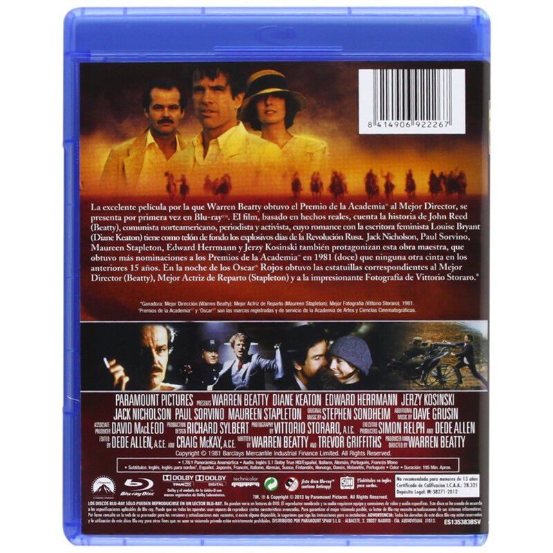 Rojos [blu-ray] (1981) image number null