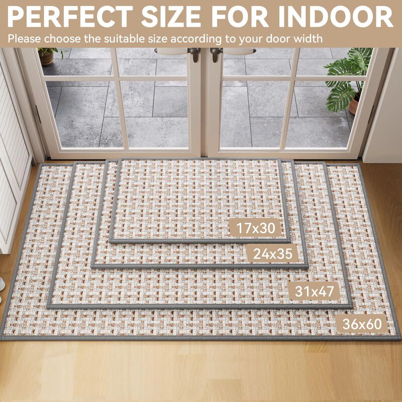 Alfombra Antideslizante Ydkgl 61 cm X 91 cm Gri... image number null