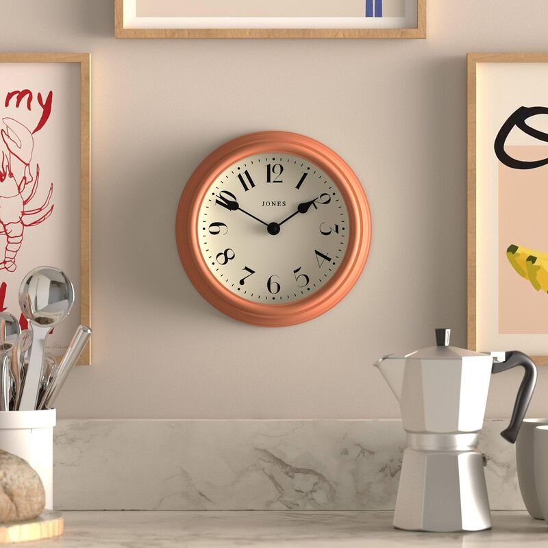 Reloj De Pared Jones Clocks 23 cm Terracota Nar... image number null