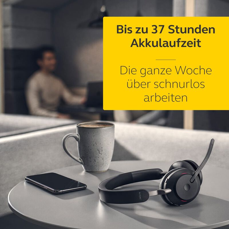 Auriculares Jabra Evolve2 65 Ms Est&eacute;reo Negro image number null
