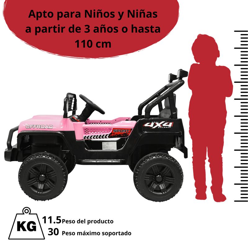 Montable Electrico Camioneta para Niños con Luz... image number null